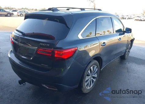 2014 Acura Mdx Technology Package из США, поврежденный, VIN 5FRYD4H46EB038037